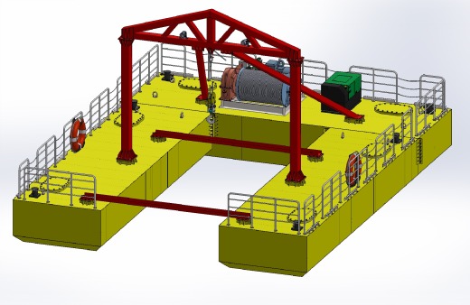 水下维修作业工程双体船sw21可编辑缩略图